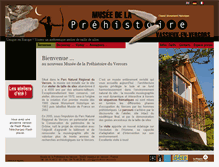 Tablet Screenshot of prehistoire-vercors.fr